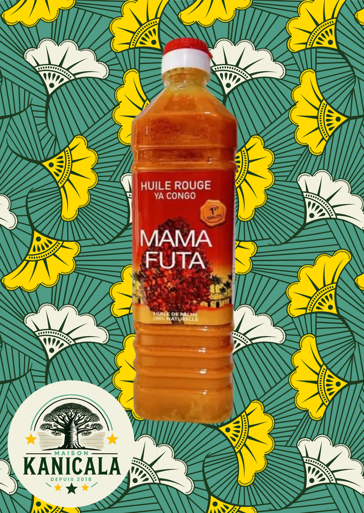 Huile de palme Mama Futa 750 mL